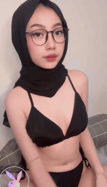 Kayesha tiktoker hijab hyper colmek terbaru